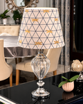 Golden dragonfly - handmade empire lampshade