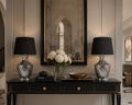  2 big metal lampbase with shade