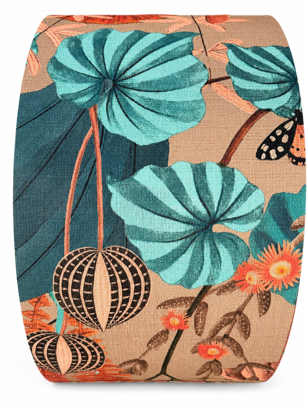 Copper Canopy - handmade drum lampshade