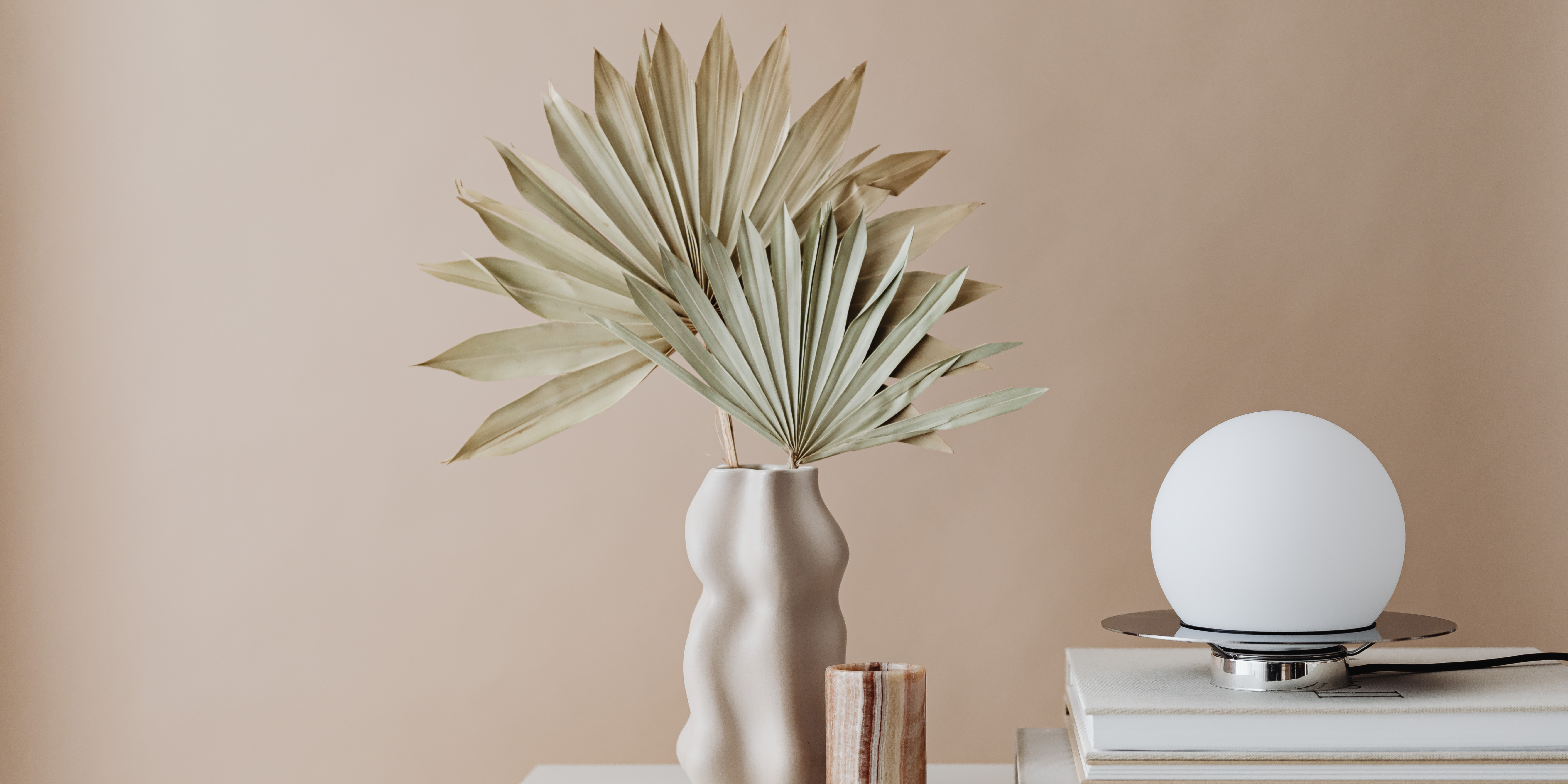 Homedecor items in beige