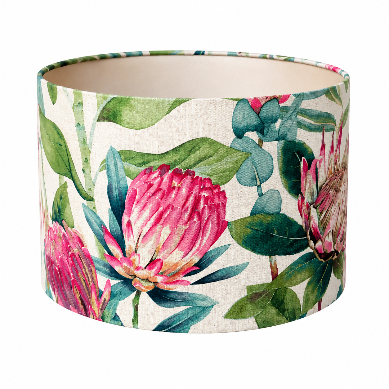 Drum protea lampshade