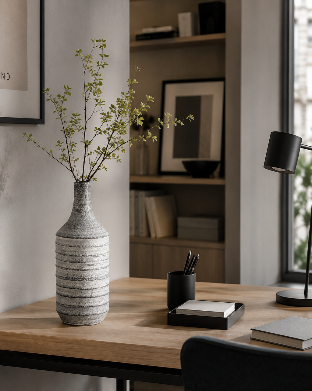 Rustic ceramic vase