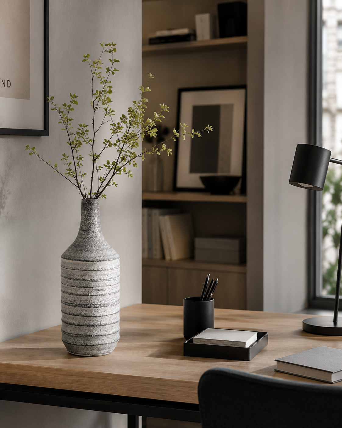 Rustic ceramic vase