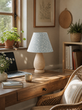 Tiny flowers - handmade empire lampshade