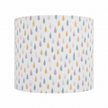 Colourful rain - handmade nursery lampshade