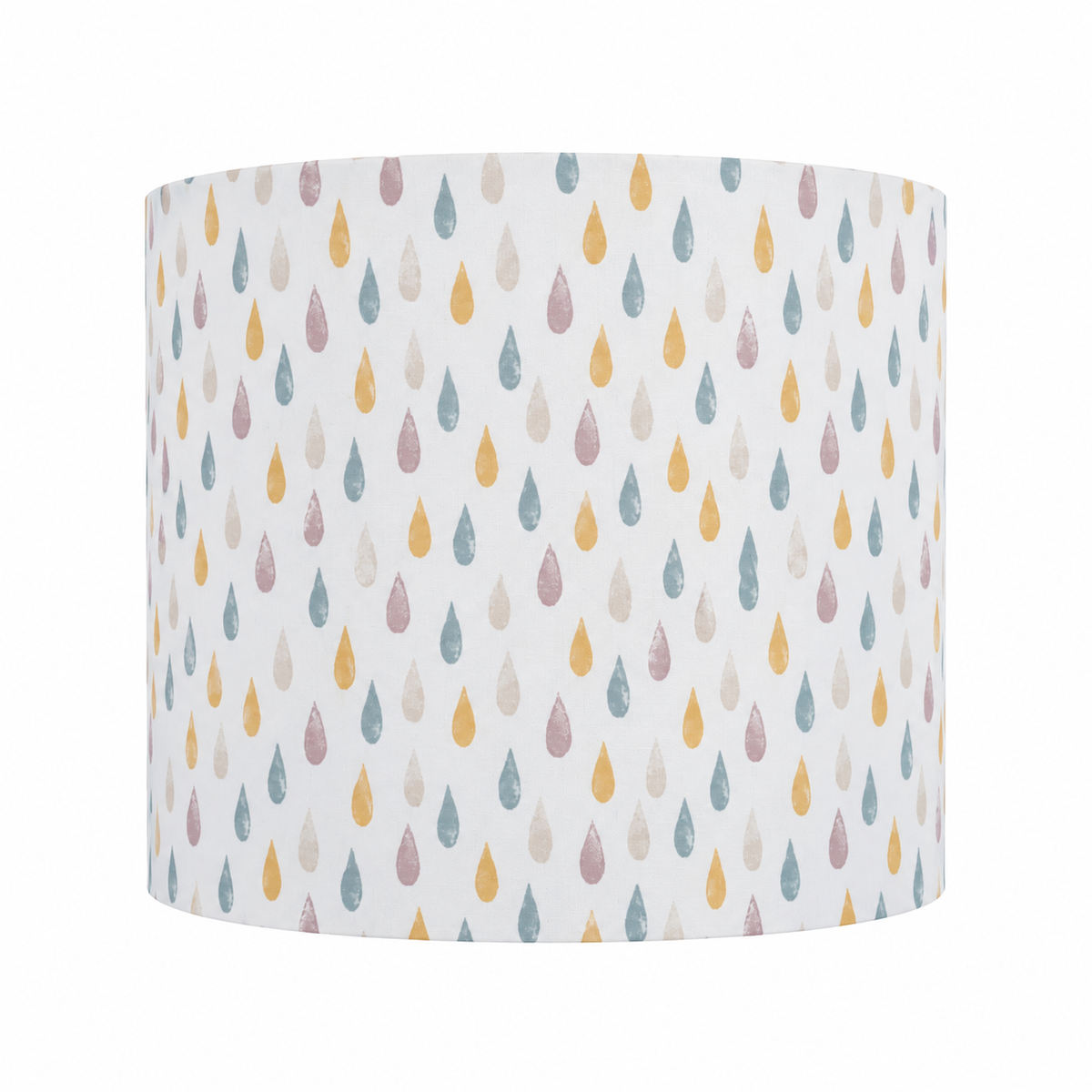 Colourful rain - handmade nursery lampshade