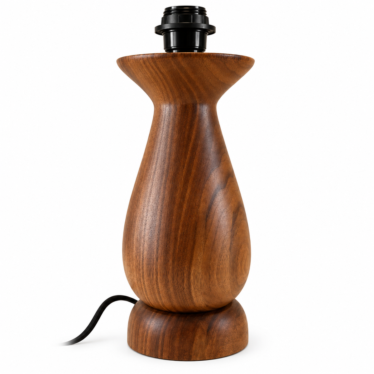 "Donna" Handcrafted Wooden Lamp Base