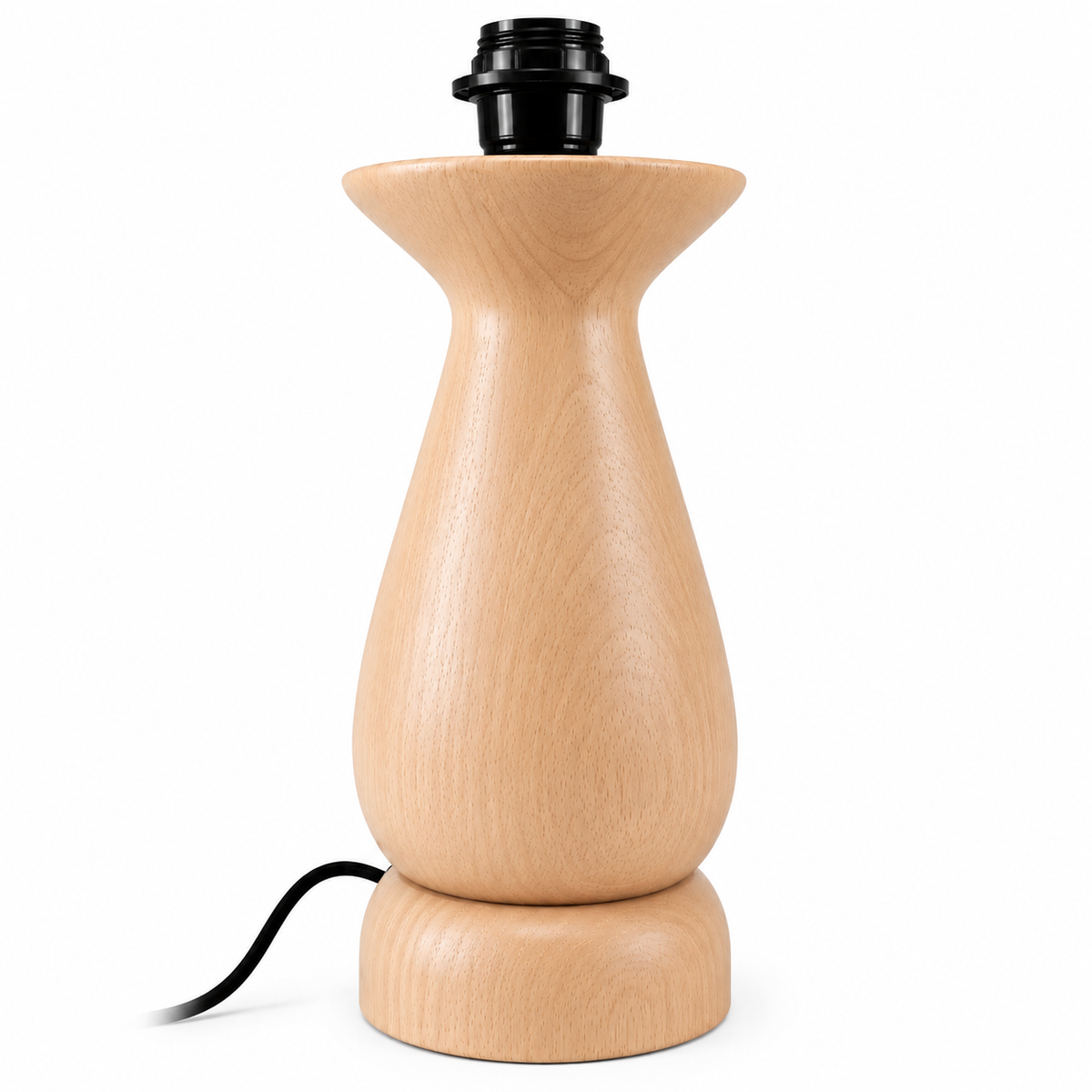 "Donna" Handcrafted Wooden Lamp Base