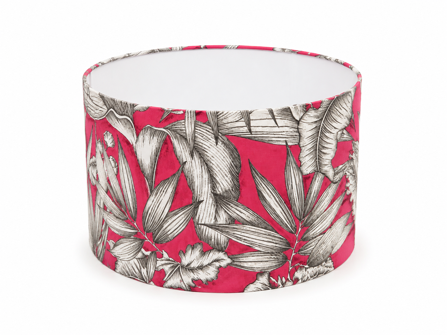 Botanica Fuchsia - kézműves dob alakú búra