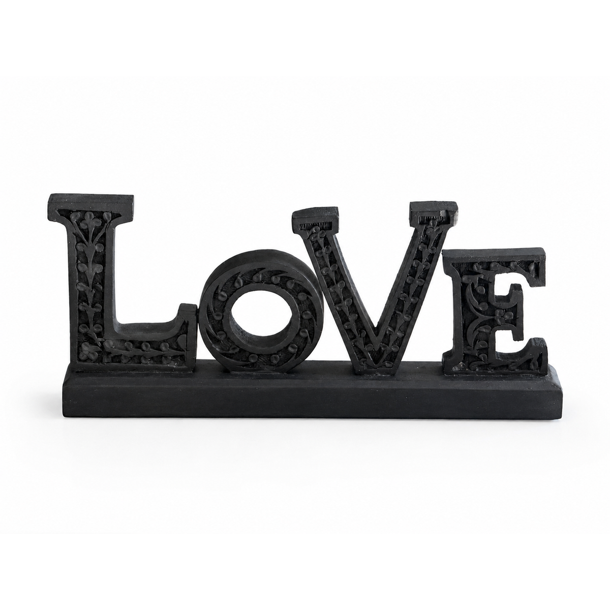 Black "LOVE" Sign