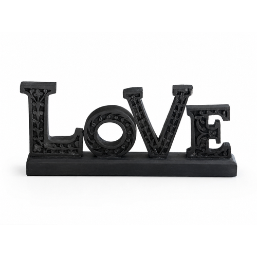 Black "LOVE" Sign
