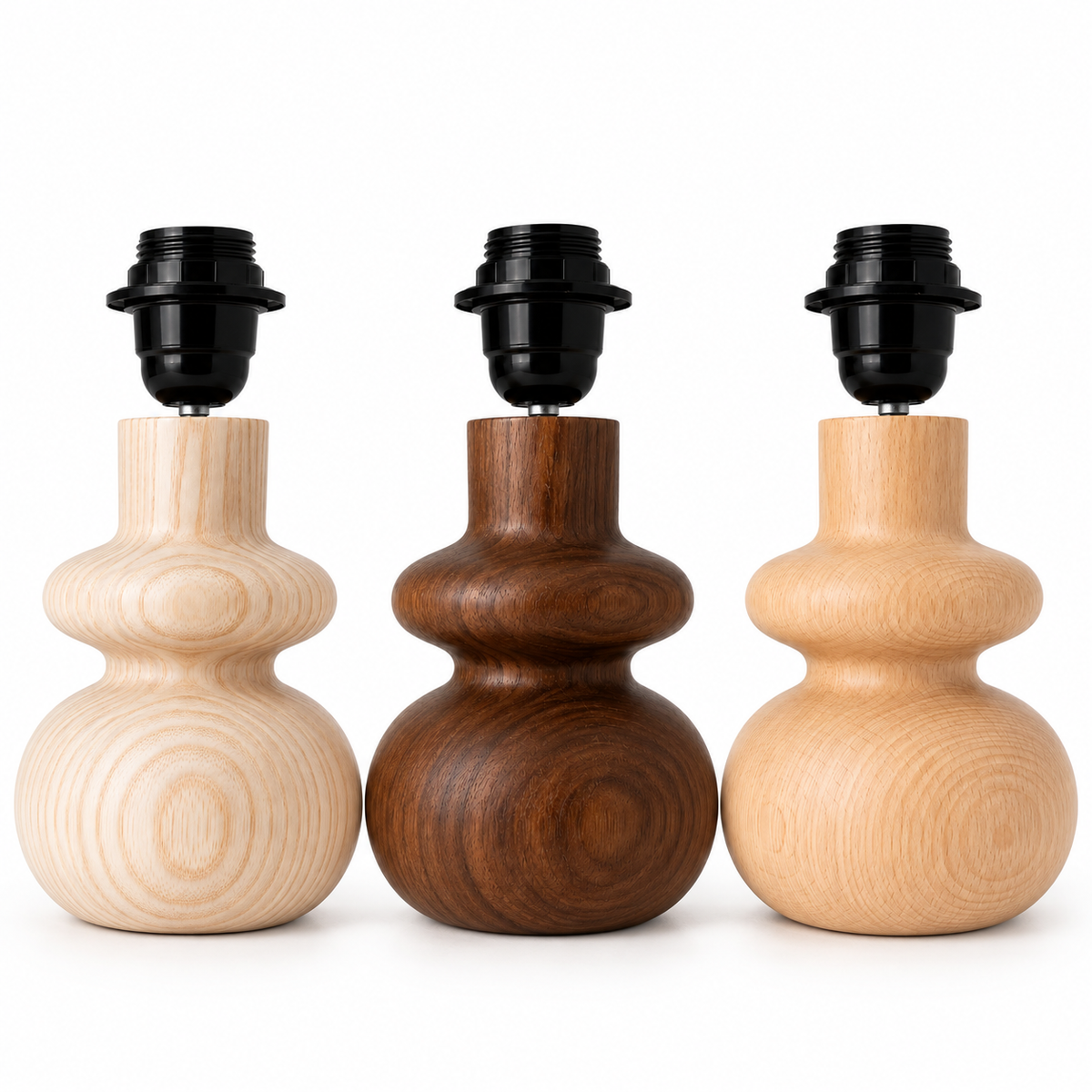 "Femme" Handcrafted Wooden Lamp Base