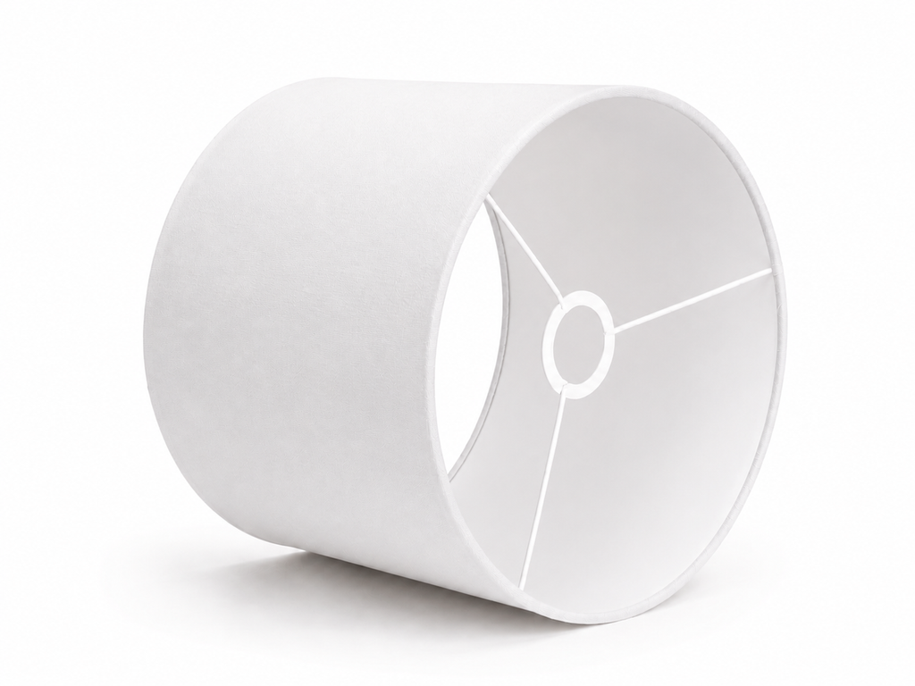 Pure Minimal - drum lampshades with white lining